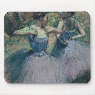 Alfombrilla De Ratón Bailarines de Edgar Degas el en violeta
