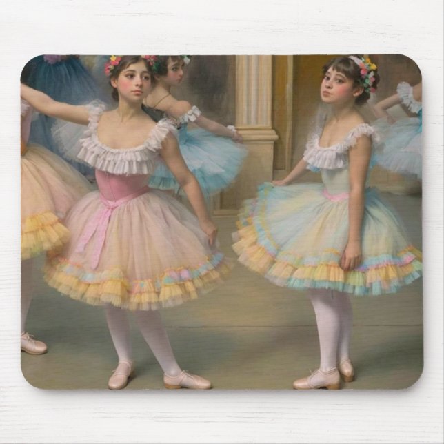 Alfombrilla De Ratón Bailarines detrás del escenario (Frente)
