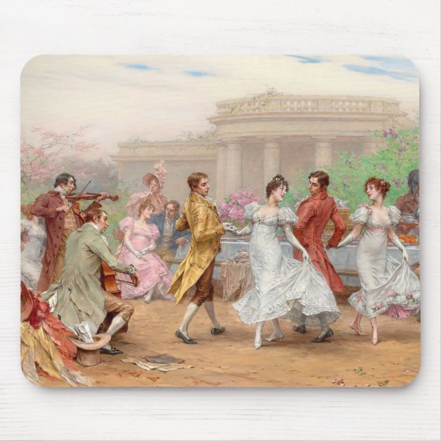Alfombrilla De Ratón Bailarines Mousepad de la regencia (Frente)