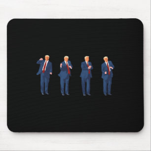 Alfombrilla De Ratón Baile de Trump 4 de julio Trump 2025 