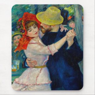 Alfombrilla De Ratón Baile en Bougival Pierre Renoir