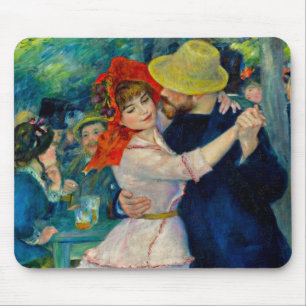 Alfombrilla De Ratón Baile en Bougival Pierre Renoir