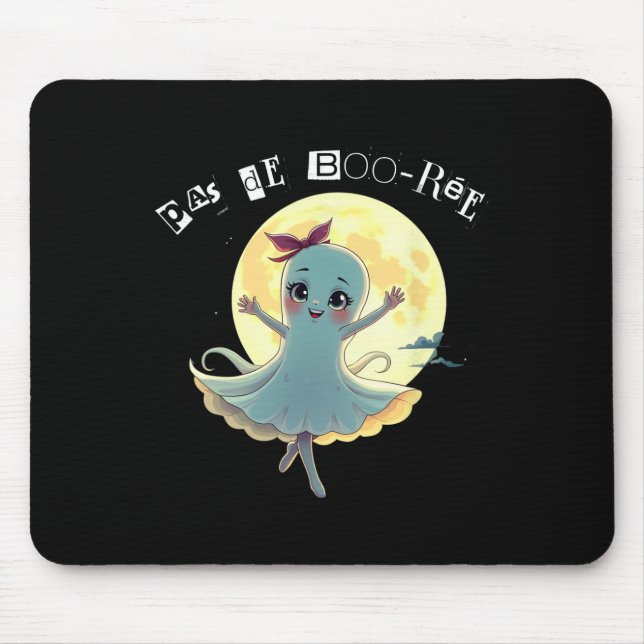 Alfombrilla De Ratón Baile Fly Ballet Fantasma Halloween (Frente)