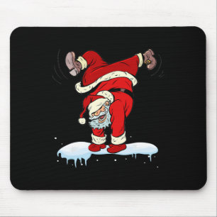 Alfombrilla De Ratón Baile Hip Hop Santa Claus Navidades Fiesta