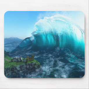 Alfombrilla De Ratón Bajo la ola Mousepad