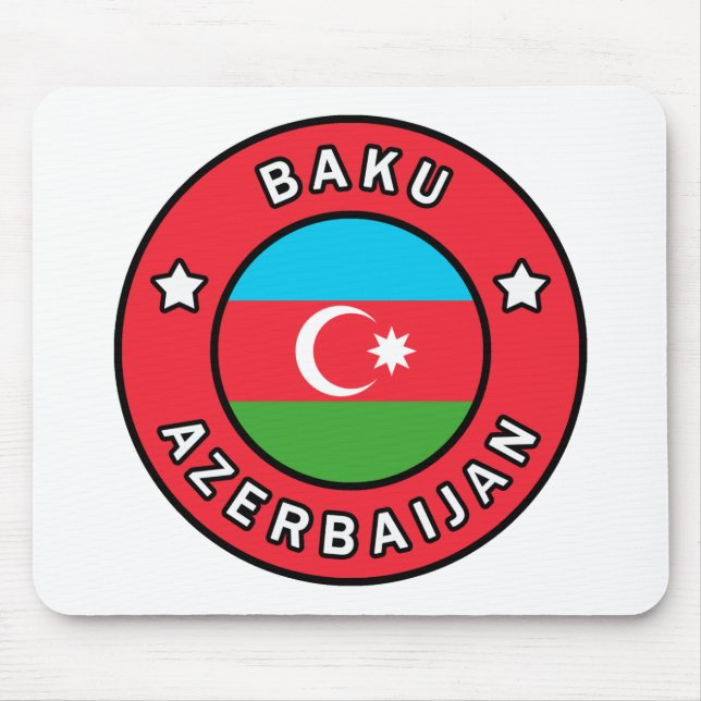 Alfombrilla De Ratón Bakú Azerbaiyán (Frente)
