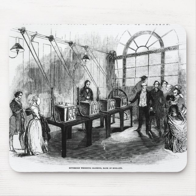 Alfombrilla De Ratón Balanza soberana, Banco de Inglaterra (Frente)