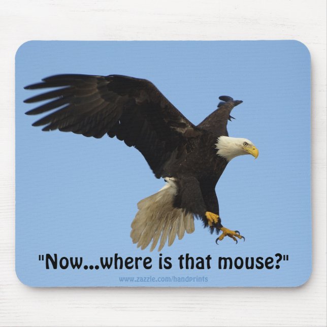 Alfombrilla De Ratón Bald Eagle Mousepad (Frente)