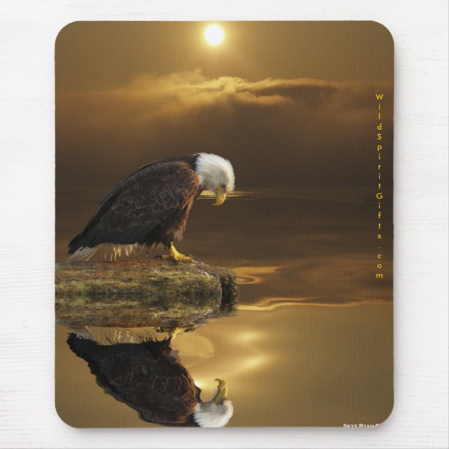 Alfombrilla De Ratón BALD EAGLE & SUNLIGHT Mousepad (Frente)