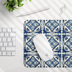 Alfombrilla De Ratón Baldosas mediterráneas, portuguesas, azulejo, mall