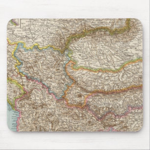 Alfombrilla De Ratón Balkanhalbinsel - Mapa de la península de los Bal