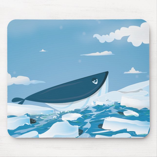 Alfombrilla De Ratón Ballena Ártica (Frente)