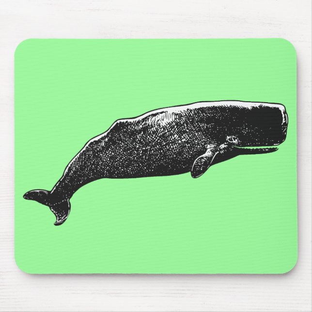 Alfombrilla De Ratón Ballena de esperma (Frente)