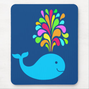 Alfombrilla De Ratón Ballena divertida