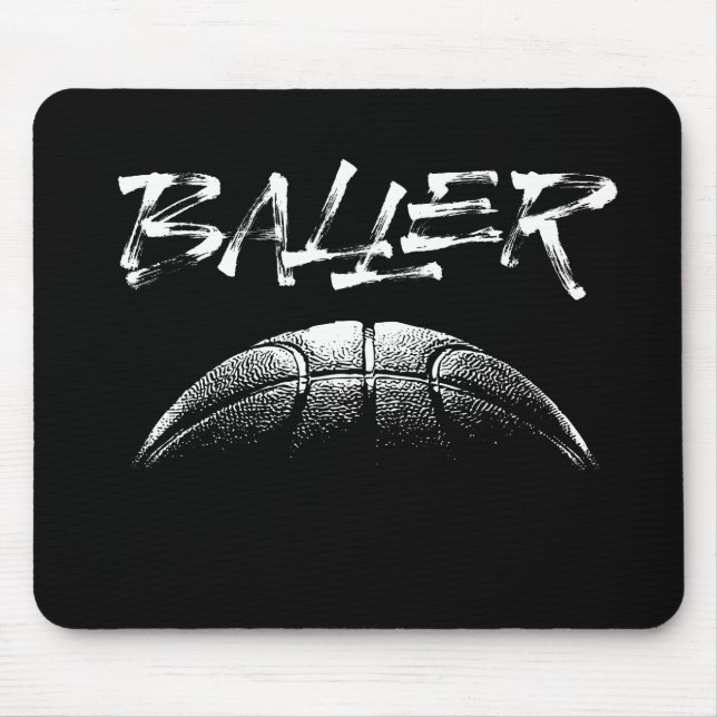 Alfombrilla De Ratón Baller (baloncesto) (Frente)