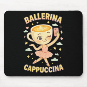 Alfombrilla De Ratón Ballerina Cappuccina Italiana Brainrot Virgen Meme