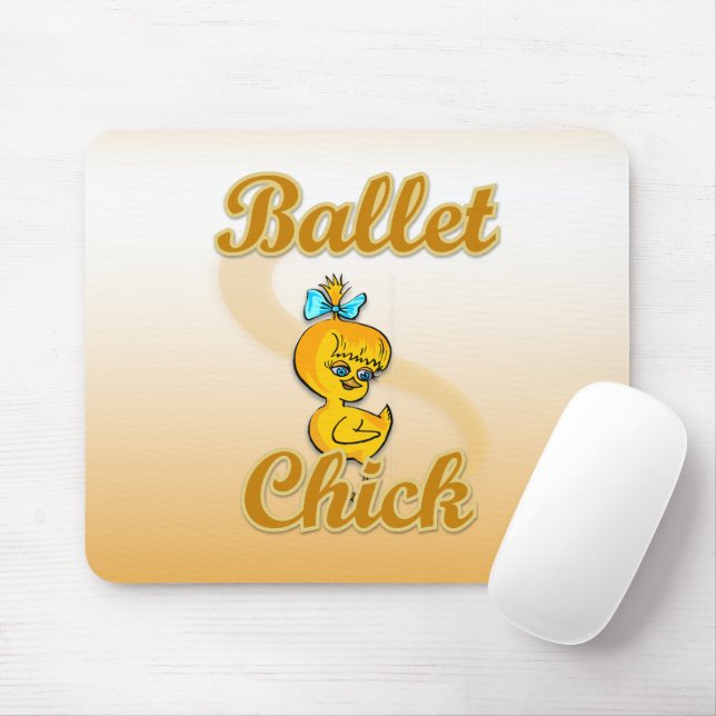 Alfombrilla De Ratón Ballet Chick (Con ratón)