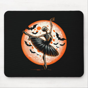 Alfombrilla De Ratón Ballet de esqueleto de baile de cosecha de vintage