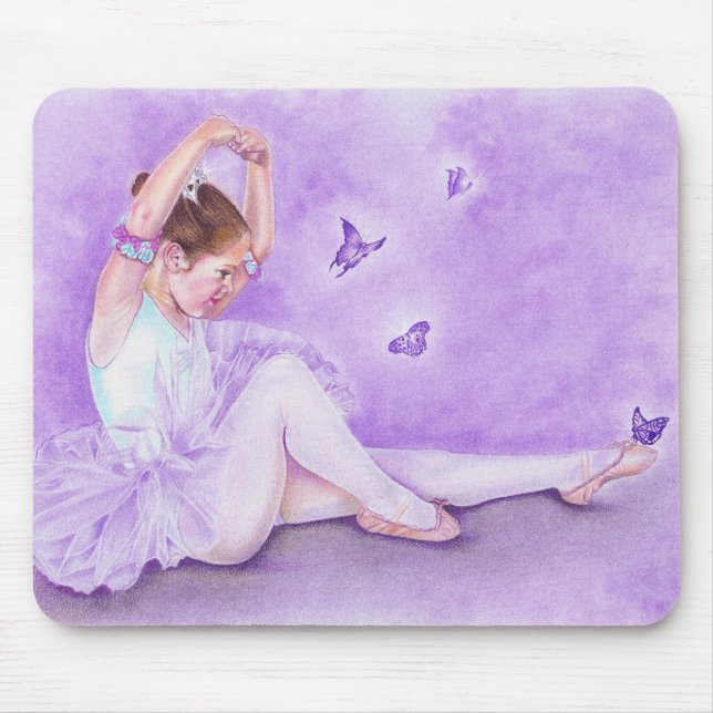 Alfombrilla De Ratón Ballet de Papillon Mousepad (Frente)
