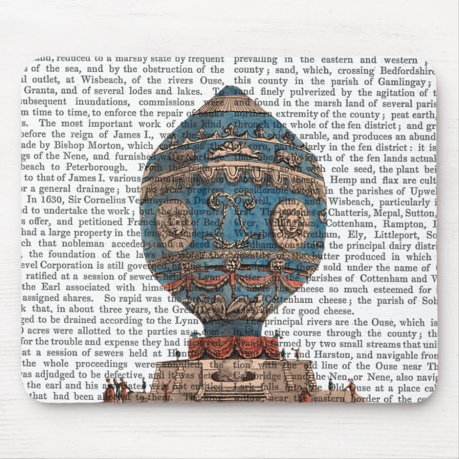 Alfombrilla De Ratón Balón de aire caliente de Montgolfier Aerostatique (Frente)