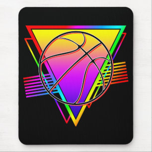Alfombrilla De Ratón Balón de Baloncesto Retro Moderno