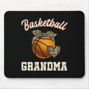 Alfombrilla De Ratón Baloncestista Abuela Leopard Baloncestista