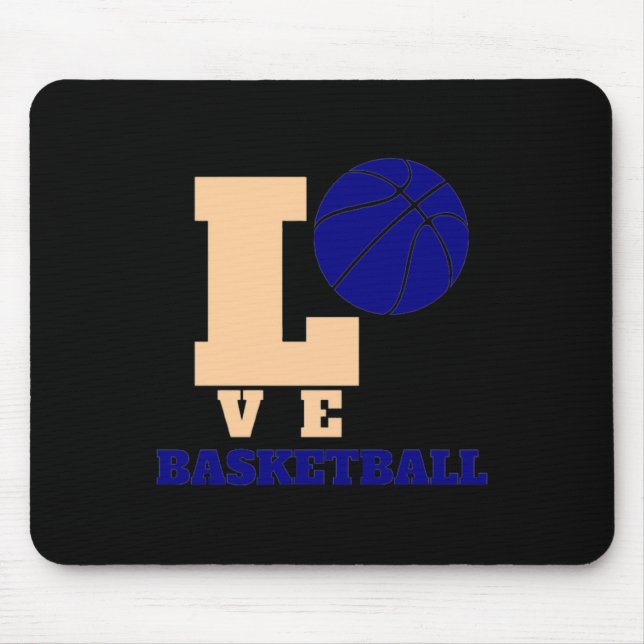 Alfombrilla De Ratón Baloncesto de amor 1 (Frente)