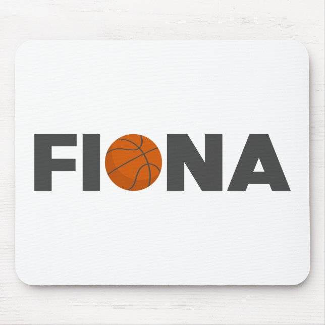 Alfombrilla De Ratón Baloncesto de Fiona (Frente)