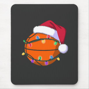 Alfombrilla De Ratón Baloncesto de muñeco de nieve Navidad Santa béisbo