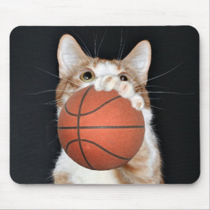 Alfombrilla De Ratón Baloncesto del gato