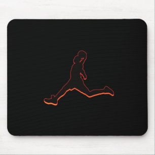 Alfombrilla De Ratón Baloncesto Dunking Silhouette Design Airtime