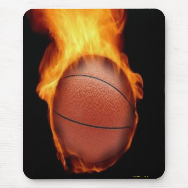 Alfombrilla De Ratón Baloncesto En Bomberos Mousepad (Frente)