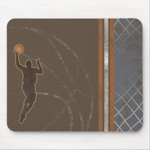 Alfombrilla De Ratón Baloncesto niño Net Stripes Mousepad Almohadilla