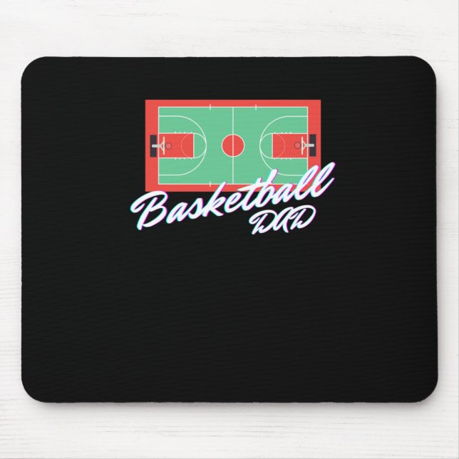 Alfombrilla De Ratón Baloncesto Papá 3 (Frente)