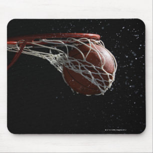 Alfombrilla De Ratón Baloncesto que pasa a través del aro 2