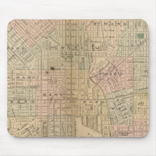 Alfombrilla De Ratón Baltimore 3 (Frente)