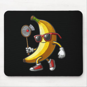 Alfombrilla De Ratón Banana Sungles Jugando Deporte Fruta Gracioso Badm