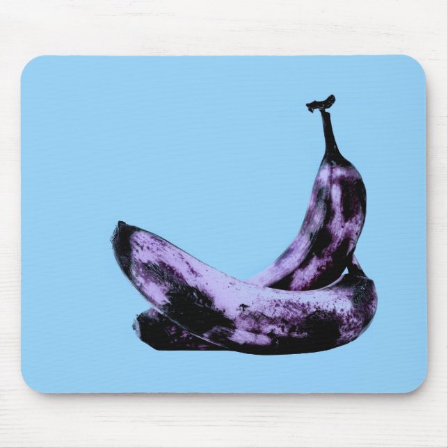 Alfombrilla De Ratón Bananas rosadas Pop Art (Frente)