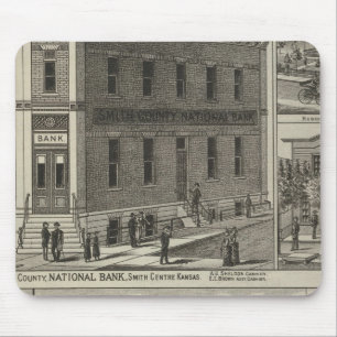 Alfombrilla De Ratón Bancos, Residencia, Hull House, Smith Center, Kans