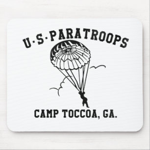 Alfombrilla De Ratón Band of Brothers Currahee US Paratrooper Toccoa