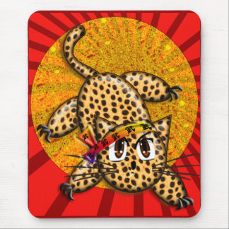 Alfombrilla De Ratón Banda de cabeza arcoiris ultrapacita Anime Leopard