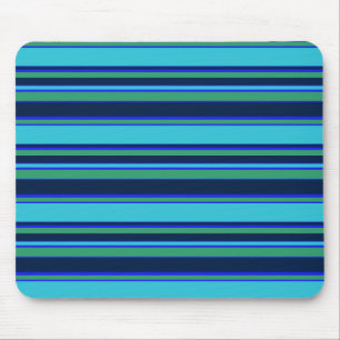 Alfombrilla De Ratón Bandas azules y verdes