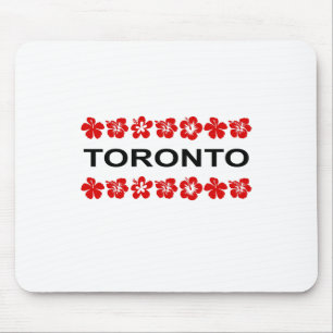 Alfombrilla De Ratón Bandas de Aloha Rojo de Toronto color claro