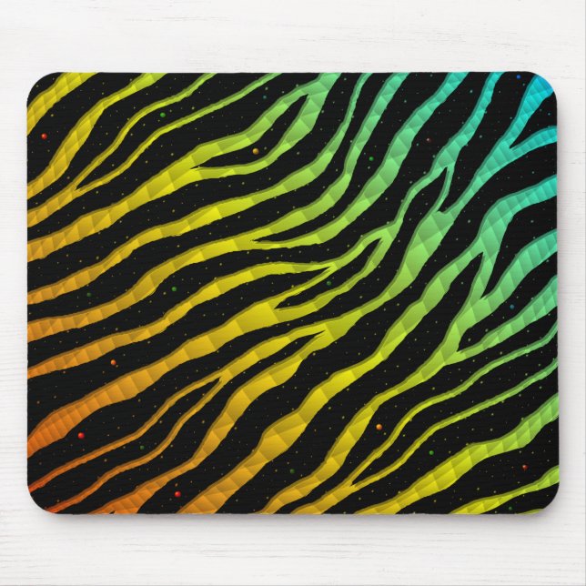 Alfombrilla De Ratón Bandas de tiempo espacial arrancadas - Heat ROYCB (Frente)