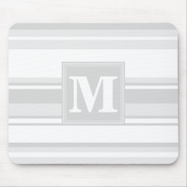 Alfombrilla De Ratón Bandas grises claras monográficas
