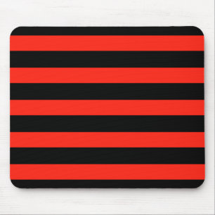 Alfombrilla De Ratón Bandas negras y rojas