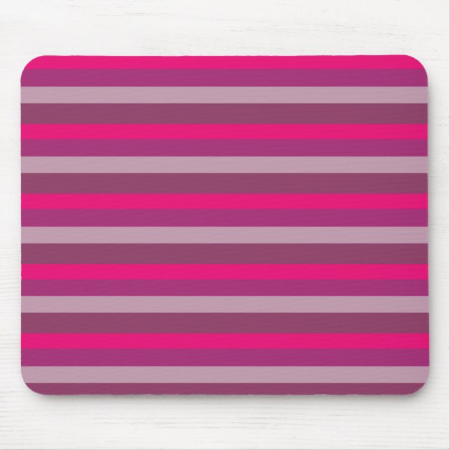 Alfombrilla De Ratón Bandas rosadas (Frente)