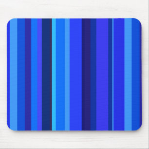 Alfombrilla De Ratón Bandas verticales azules