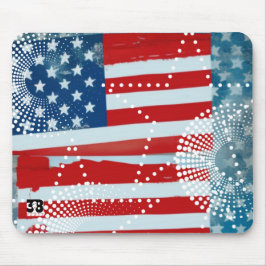 Alfombrilla De Ratón Bandera Americana