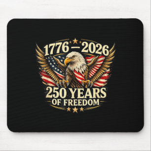 Alfombrilla De Ratón Bandera Americana 1776-2026 250 Años de Libertad Á